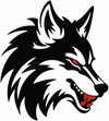 Predator Wolf Head Reflective Sticker – Waterproof Vinyl Wolf Decal for Cars, Trucks & Windows