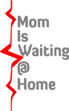 Mom Is Waiting @ Home vinyl decal sticker for water bottles and cars - Ashteekers