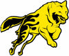 Running Yellow Wolf Reflective Sticker – Hand-Crafted Waterproof Vinyl Decal for Cars, Trucks, Windows, Laptops & More, 2 Pack