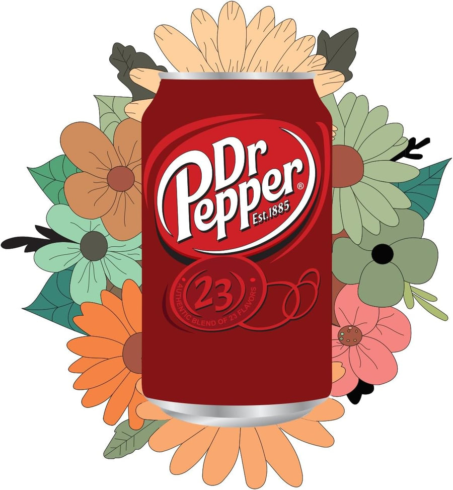 Dr Pepper Sticker – Waterproof Vinyl Decal for Cars, Trucks, Laptops, Windows & More