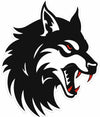Savage Howling Wolf Reflective Sticker for Cars & Trucks – Hand-Crafted Waterproof Vinyl Wolf Decal for Windows, Glass & Vehicles, 2 Pack
