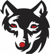 Shadow Wolf Face Reflective Sticker for Cars & Trucks – Hand-Crafted Waterproof Vinyl Wolf Decal for Windows, Glass & Vehicles, 2 Pack