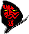 Red Phantom Mask Skull vinyl decal sticker for tumblers and bikes - Ashteekers