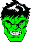 Hulk Face vinyl decal sticker for laptops and tumblers - Ashteekers