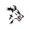 Fierce Side Wolf Reflective Sticker for Cars & Trucks – Hand-Crafted Waterproof Vinyl Wolf Decal for Windows, Glass & Vehicles, 2 Pack