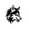 Predator Wolf Head Reflective Sticker – Waterproof Vinyl Wolf Decal for Cars, Trucks & Windows