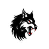 Savage Howling Wolf Reflective Sticker for Cars & Trucks – Hand-Crafted Waterproof Vinyl Wolf Decal for Windows, Glass & Vehicles, 2 Pack