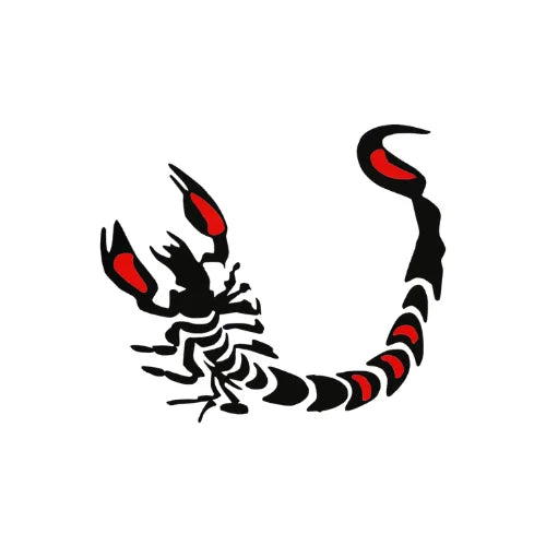 Venom Scorpion Head Reflective Sticker – Hand-Crafted Waterproof Vinyl Decal for Cars, Trucks, Windows, Laptops & More, 2 Pack