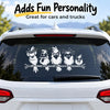 Pack of 3 Funny Bird on Branch Car Decals – Waterproof Vinyl Bumper Stickers