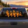 Pack of 3 Funny Bird on Branch Car Decals – Waterproof Vinyl Bumper Stickers
